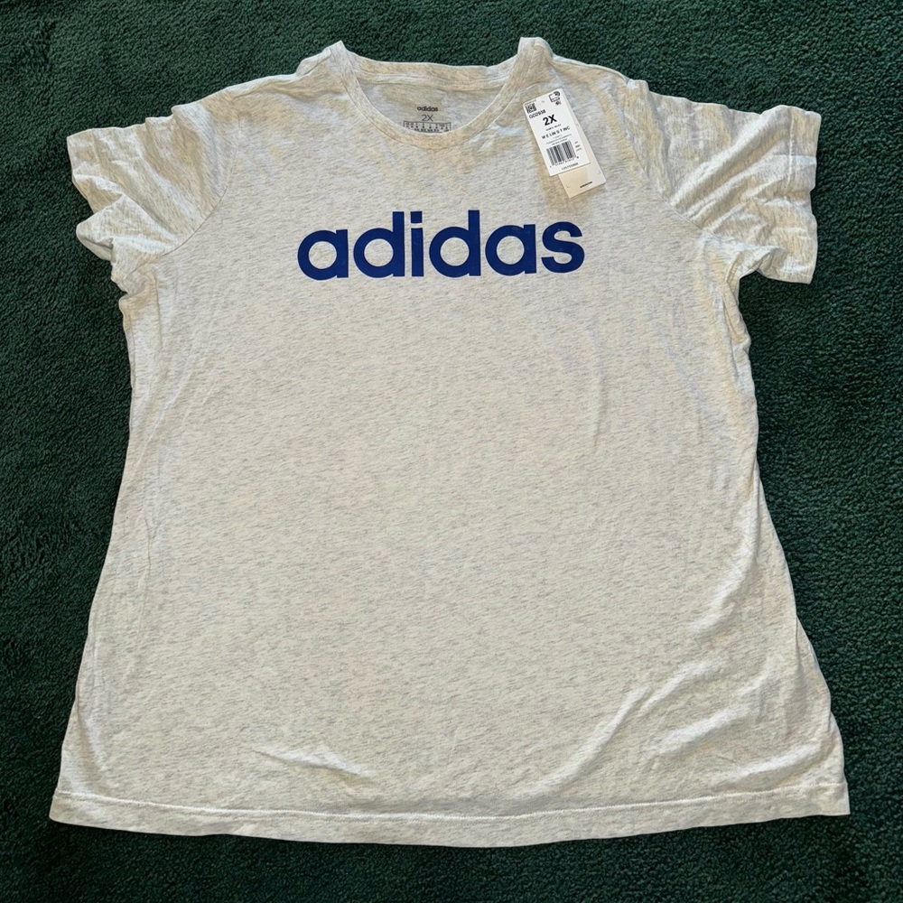NWT!! Adidas Gray T-Shirt (WOMENS 2X)